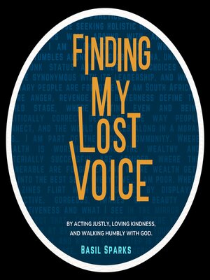 cover image of FINDING MY LOST VOICE